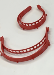 3-D printed mask parts
